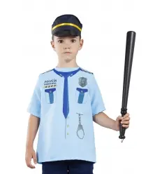 Camiseta y gorra policia