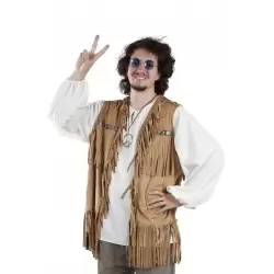 Chaleco hippie hombre