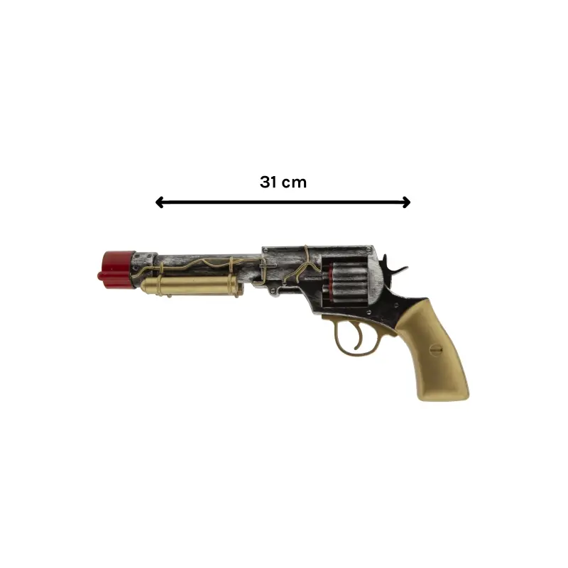 Revolver de steampunk