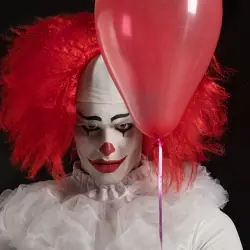 Peluca payaso asesino