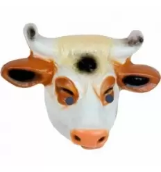 Careta vaca plastico