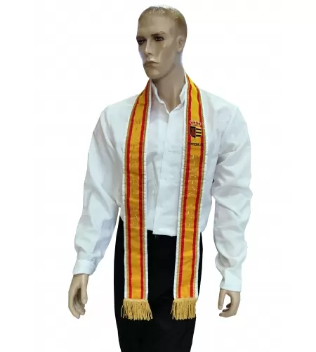 Banda bordada con escudo