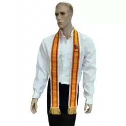 Bestickte schärpe mit wappenschild