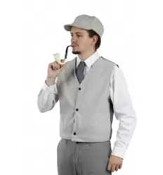 CHALECO GRIS ADULTO 2