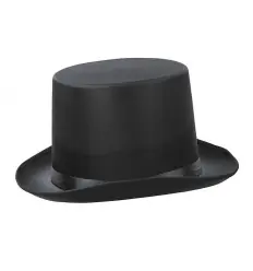 Cartola luxo em feltro preto