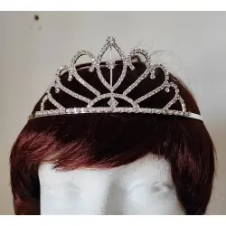 Diadema metalica con pedrerias