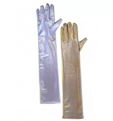 Gloves metal colour