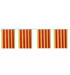 Bandera de plastico de cataluña