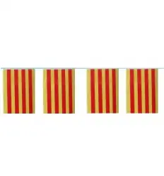 Bandeira de plástico da Catalunha