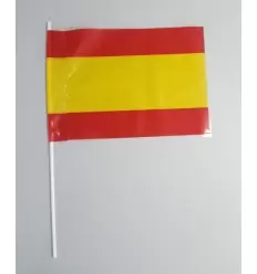 Spanien Flagge mit Halter 20 x 30 cm.