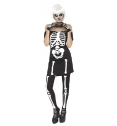 DISFRAZ MISS SKELETON ADULTO