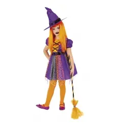 DISFRAZ BRUJA SUPERSTAR PURPY INFANTIL