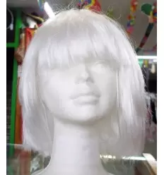 Wig with medium lenght mane white