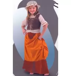 Fato de tabernera medieval infantil