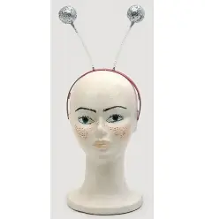 Headset com bolas cristalizado