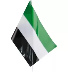 Bandera Extrmadura con palo pvc 20x30 cm