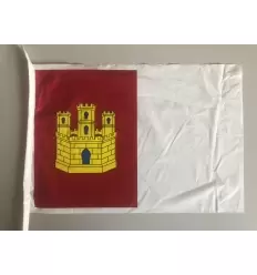 Bandera de plastico de castilla-la mancha