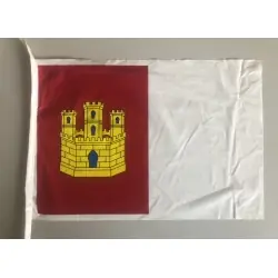 Bandera de plastico de castilla-la mancha