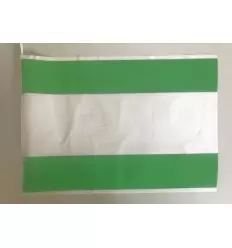 Pack 2 bandera de plastico de andalucia