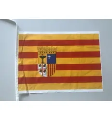 Bandeira de plástico de Aragão, dupla face