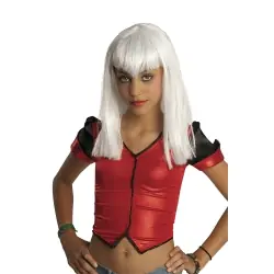 PELUCA VAMPIRESA TRAVIESA BLANCA INFANTIL