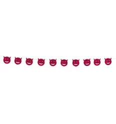 GUIRNALDA DIABLOS FIELTRO OJOS MOVILES 2M