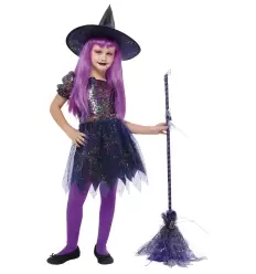 DISFRAZ BRUJA BRILLI BRILLI INFANTIL