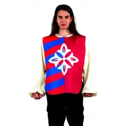 Peto medieval flor de lis adulto