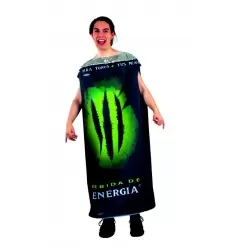 Disfraz de bebida energetica adulto