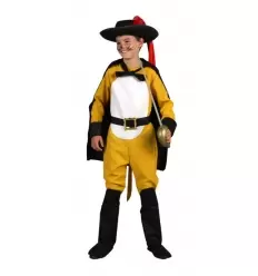 Disfraz gato mosquetero infantil
