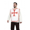 Peto medieval cruz roja adulto