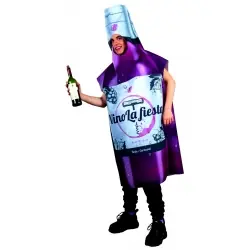 Disfraz botella de vino la fiesta