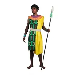 Disfraz jefe tribu africana