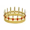 Metal medium size gemstones crown