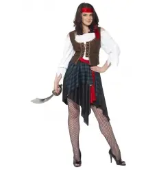 DISFRAZ MUJER PIRATA ADULTO