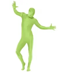 DISFRAZ SEGUNDA PIEL VERDE ADULTO