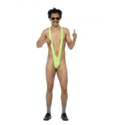 DISFRAZ BORAT MANKINI VERDE