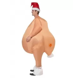 DISFRAZ PAVO HINCHABLE ADULTO 2