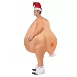 DISFRAZ PAVO HINCHABLE ADULTO