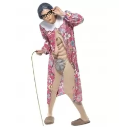 DISFRAZ ABUELITA ADULTO