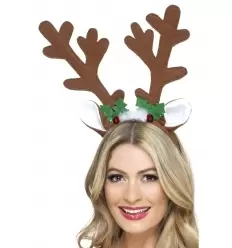 DIADEMA CUERNOS DE RENO