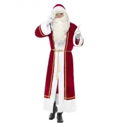 ABRIGO PAPA NOEL LUJO ADULTO