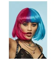 PELUCA VALENTINA ROJA Y AZUL