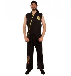 DISFRAZ KARATEKA NEGRO INFANTIL