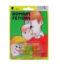 Bombas de fedor em blister