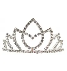 DIADEMA BRILLANTES 5 CM. ALTURA