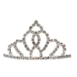 DIADEMA BRILLANTES 6 CMS DE ALTO