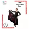 FALDA FLAMENCA INFANTIL LUNARES