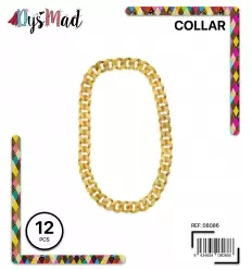 COLLAR METAL DORADO