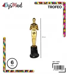 TROFEO ESTATUILLA DORADA 23 CM